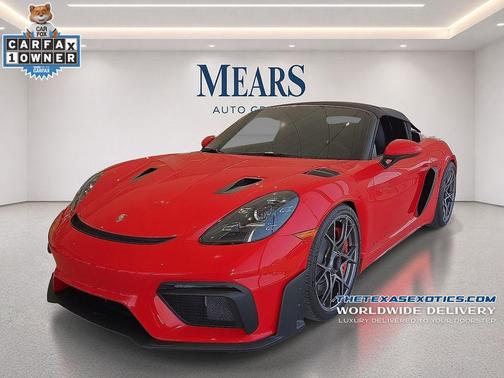 Red 2025 Porsche 718 Spyder RS