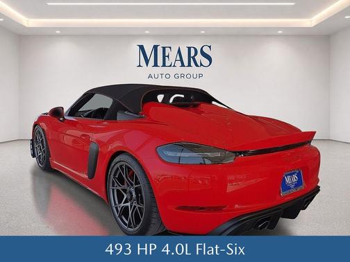 Red 2025 Porsche 718 Spyder RS