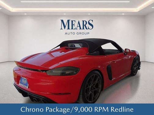 Red 2025 Porsche 718 Spyder RS