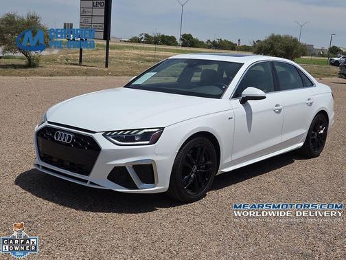 White 2023 Audi A4 45 S line Premium Plus