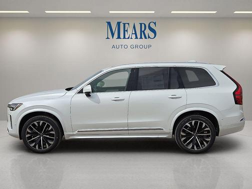Crystal White Pearl 2026 Volvo XC90 Ultra, B6 AWD Gas (mild hybrid), Gasoline, Bright, 7 Seats