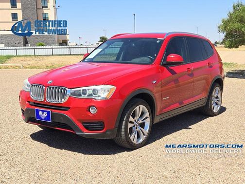 Melbourne Red Metallic 2016 BMW X3 xDrive28i