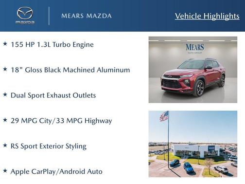 2022 Chevrolet Trailblazer RS