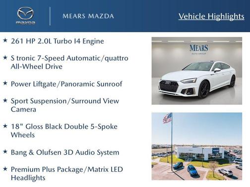 2024 Audi A5 Sportback 45 S Line Premium Plus