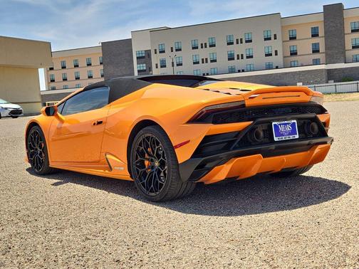 Orange 2021 Lamborghini Huracan EVO Spyder