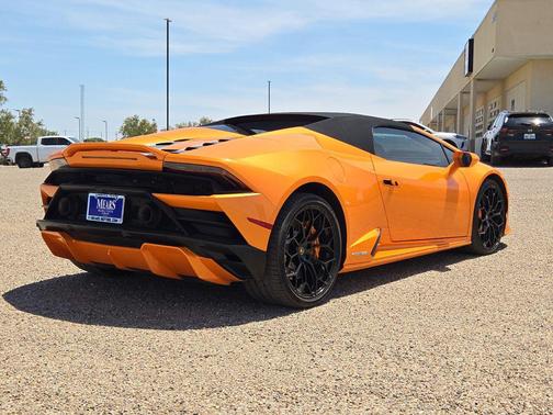 Orange 2021 Lamborghini Huracan EVO Spyder