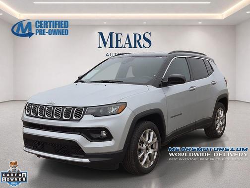 Silver Zynith Metallic Clearcoat 2025 Jeep Compass Limited