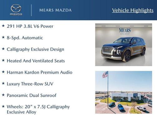 2021 Hyundai PALISADE Calligraphy