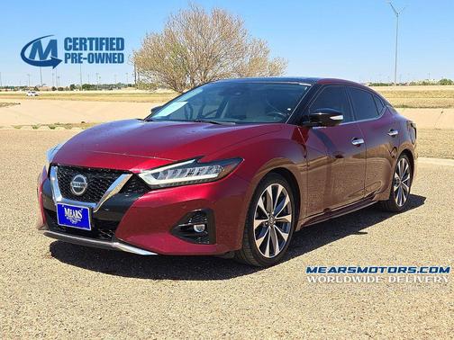 Carnelian Red Tintcoat 2021 Nissan Maxima 3.5 Platinum