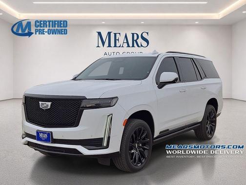 Crystal White Tricoat 2021 Cadillac Escalade Sport Platinum
