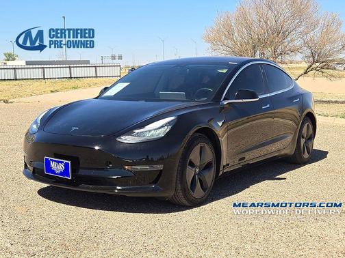 Black 2018 Tesla Model 3 Mid Range