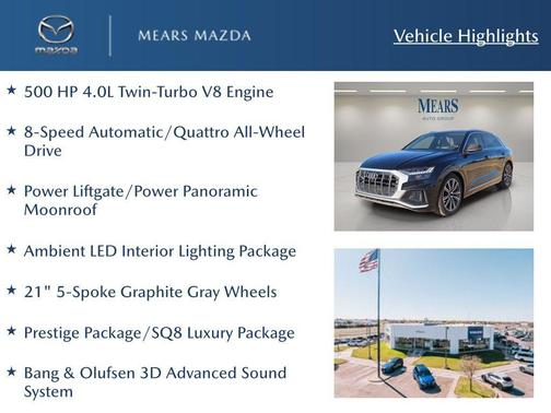 2023 Audi SQ8 4.0T Prestige