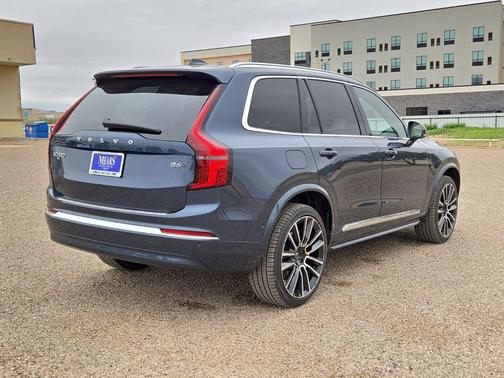 Denim Blue Metallic 2026 Volvo XC90 Plus, B6 AWD Gas (mild hybrid), Gasoline, Bright, 7 Seats
