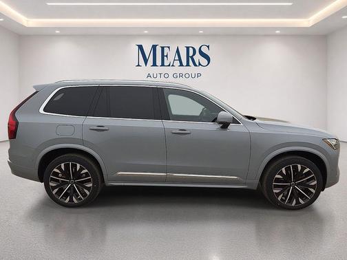 Vapour Grey Metallic 2026 Volvo XC90 Plus, B6 AWD Gas (mild hybrid), Gasoline, Bright, 7 Seats