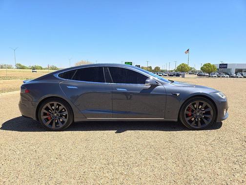 Gray 2020 Tesla Model S Performance