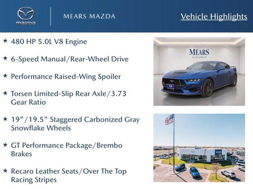 ATLAS BLUE METALLIC 2024 Ford Mustang GT Premium