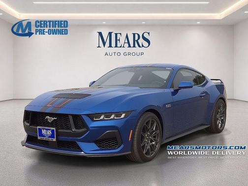 ATLAS BLUE METALLIC 2024 Ford Mustang GT Premium