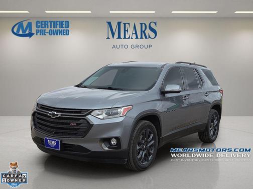 Satin Steel Metallic 2021 Chevrolet Traverse RS
