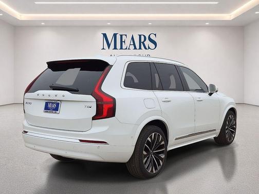 Crystal White Pearl 2026 Volvo XC90 Plug-In Hybrid Ultra, T8 AWD, Electric/Gasoline, Bright, 7 Seats