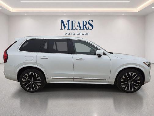 Crystal White Pearl 2026 Volvo XC90 Plug-In Hybrid Ultra, T8 AWD, Electric/Gasoline, Bright, 7 Seats