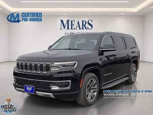 Diamond Black Crystal Pearlcoat 2024 Jeep Wagoneer L Series II 4x2