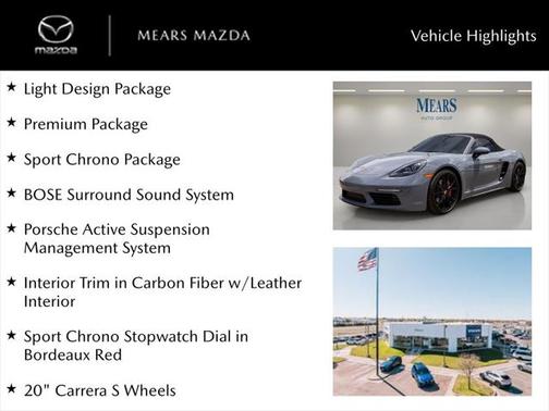 2024 Porsche 718 Boxster S