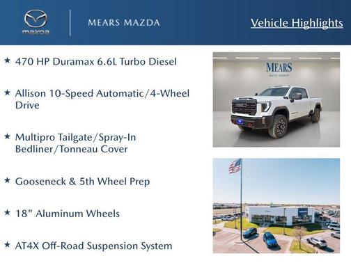 Summit White 2024 GMC Sierra 2500 AT4X