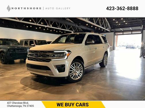 Star White Metallic Tri-Coat 2024 Ford Expedition Platinum