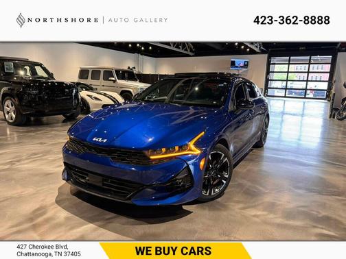 Sapphire Blue 2022 Kia K5 GT-Line