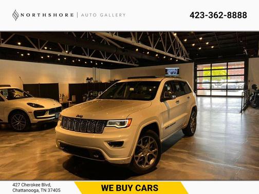 Bright White Clearcoat 2020 Jeep Grand Cherokee Overland