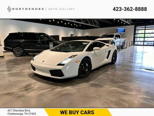 Bianco Monocerus 2008 Lamborghini Gallardo Coupe/InteriorCarbonPkg/IntLeather/BrandingPkg/PowerHeatedSeats