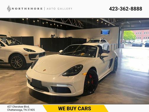 Carrara White Metallic 2019 Porsche 718 Boxster S
