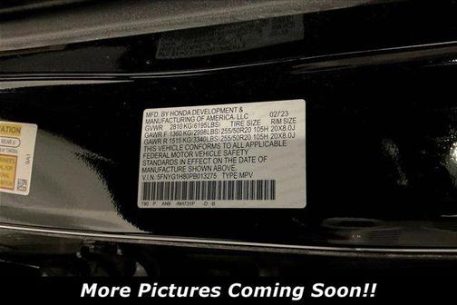 Crystal Black Pearl 2023 Honda Pilot AWD Elite