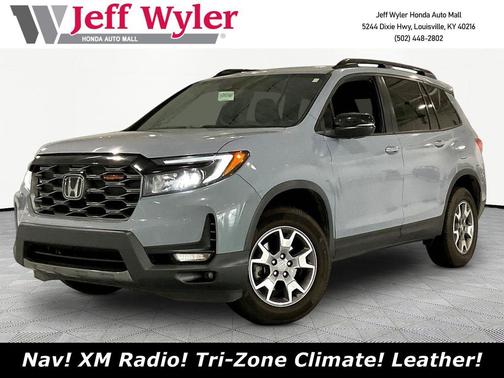 Sonic Gray Pearl 2022 Honda Passport AWD TrailSport