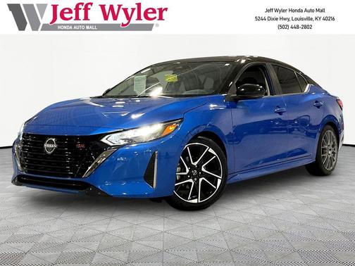 Electric Blue Metallic/Super Black 2024 Nissan Sentra SR