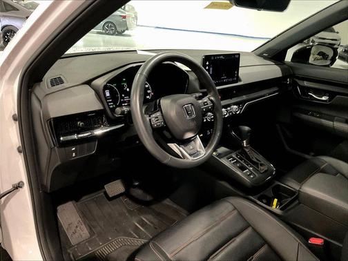Platinum White Pearl 2023 Honda CR-V Hybrid Sport Touring AWD
