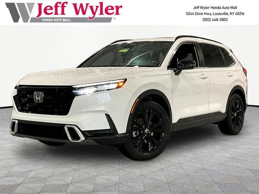 Platinum White Pearl 2023 Honda CR-V Hybrid Sport Touring AWD
