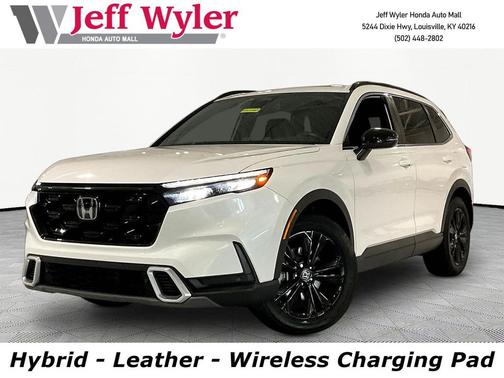 Platinum White Pearl 2023 Honda CR-V Hybrid Sport Touring AWD