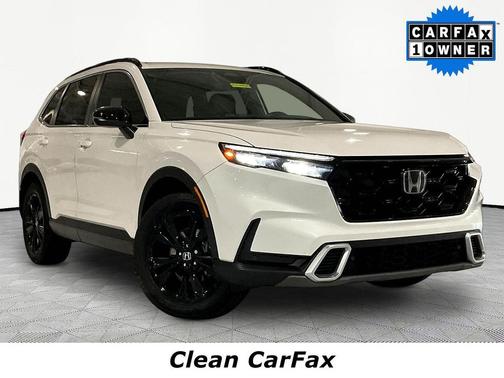Platinum White Pearl 2023 Honda CR-V Hybrid Sport Touring AWD