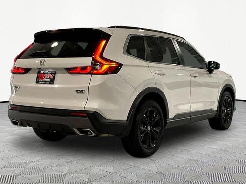 Platinum White Pearl 2023 Honda CR-V Hybrid Sport Touring AWD