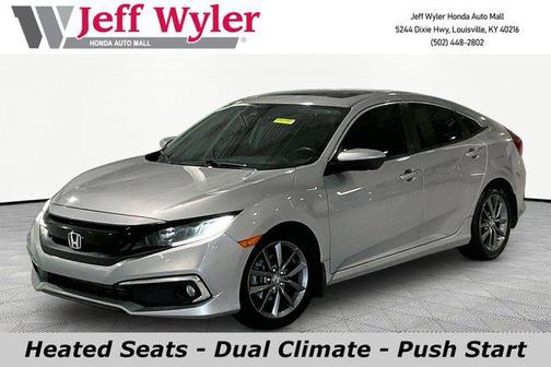 Lunar Silver Metallic 2021 Honda Civic EX
