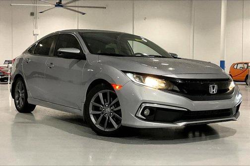 Lunar Silver Metallic 2021 Honda Civic EX