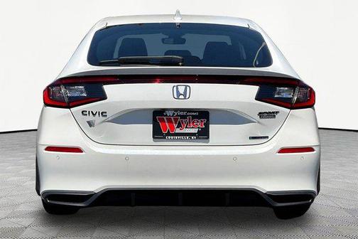 Platinum White Pearl 2026 Honda Civic Hybrid Sport Touring
