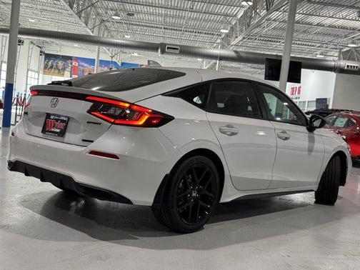 Platinum White Pearl 2026 Honda Civic Hybrid Sport