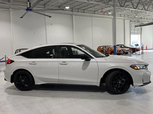 Platinum White Pearl 2026 Honda Civic Hybrid Sport