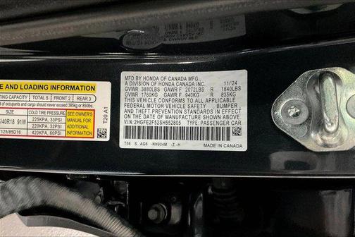 2025 Honda Civic Sport