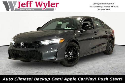 Meteorite Gray Metallic 2025 Honda Civic Sport