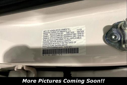 Platinum White Pearl 2024 Honda Pilot EX-L