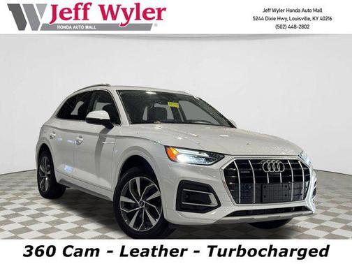 Glacier White Metallic 2021 Audi Q5 45 Premium Plus