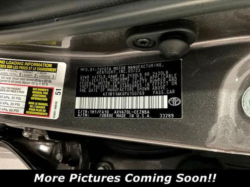 Predawn Gray Mica 2023 Toyota Camry LE